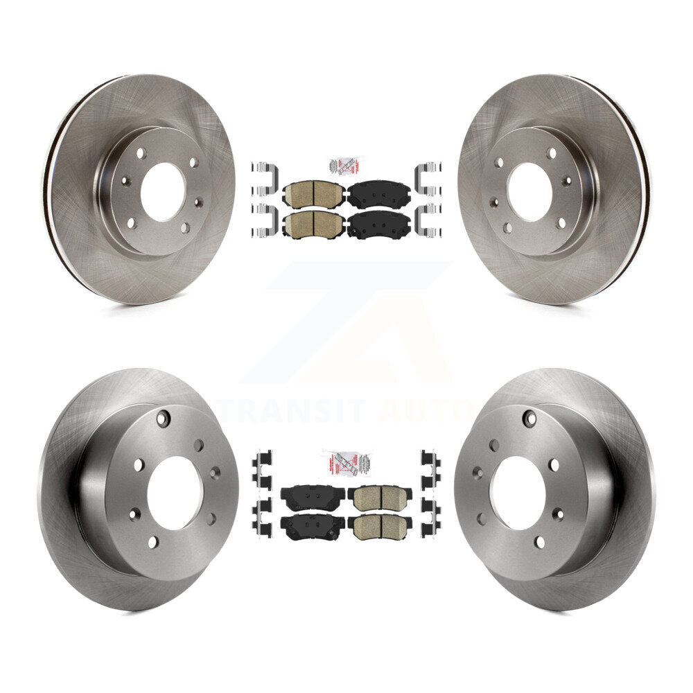 Kit de plaquettes en céramique et de rotors de frein avant et arrière, pour Hyundai Sonata Kia Optima Magenti