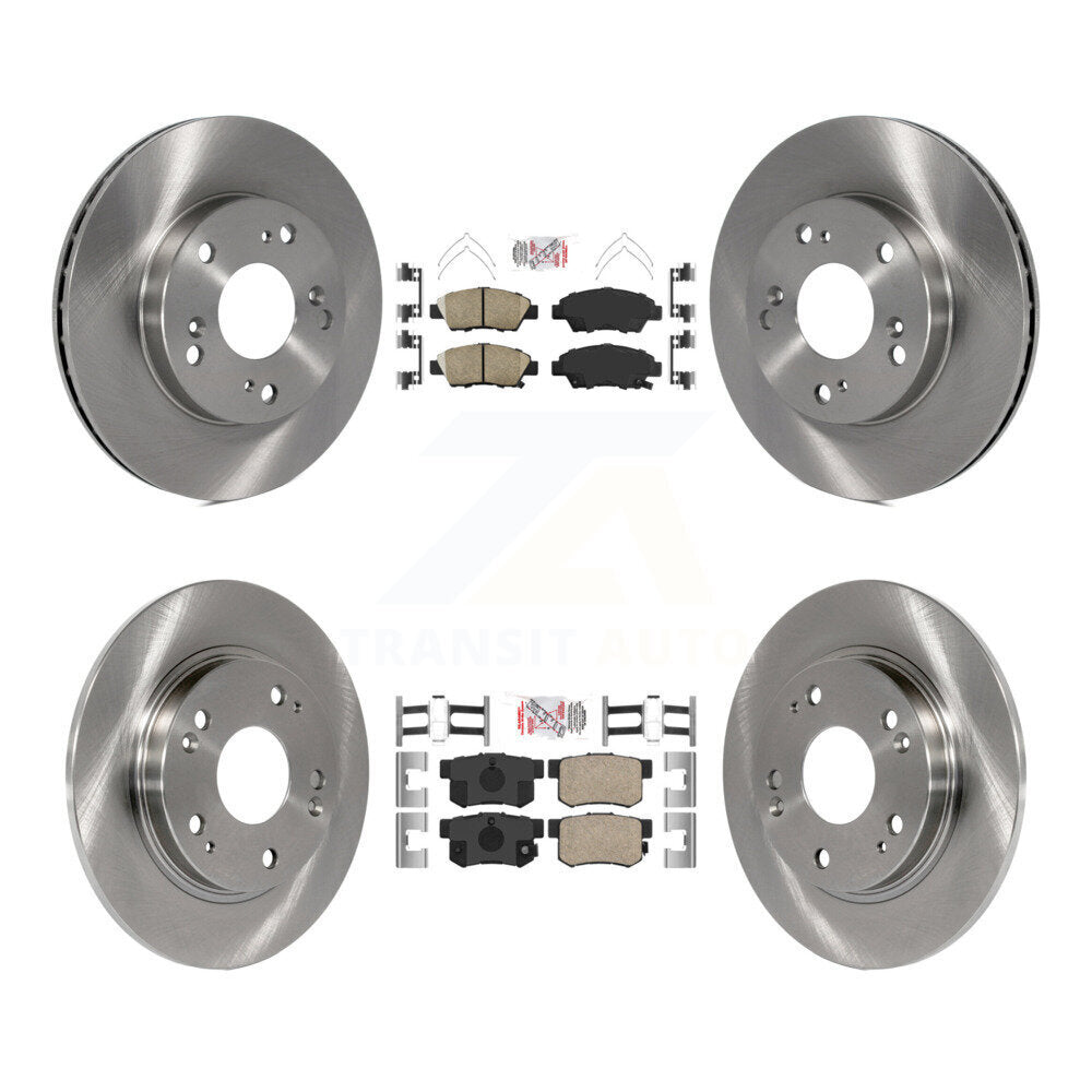 Kit de plaquettes en céramique et de rotors de frein à disque avant et arrière, pour Honda CR-Z 2011 – 2015