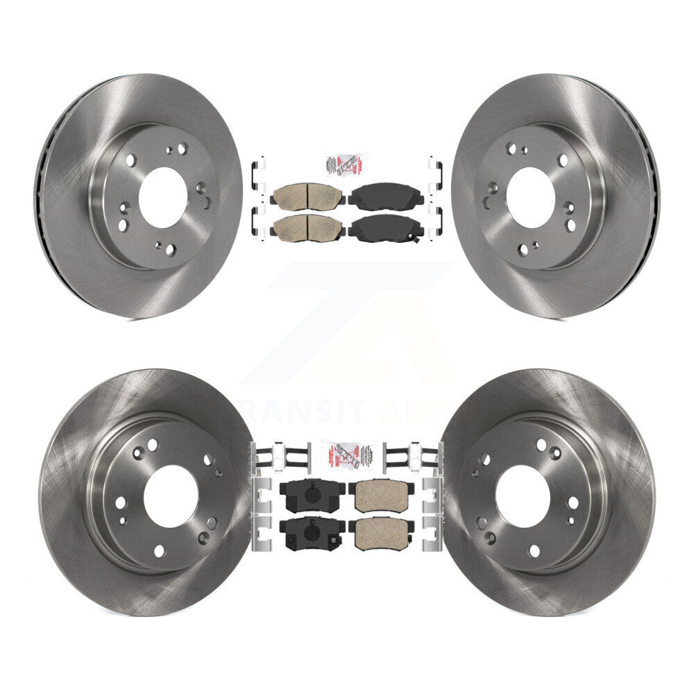 Kit de plaquettes en céramique et de disques de frein avant et arrière, pour Honda Civic K8A-102509
