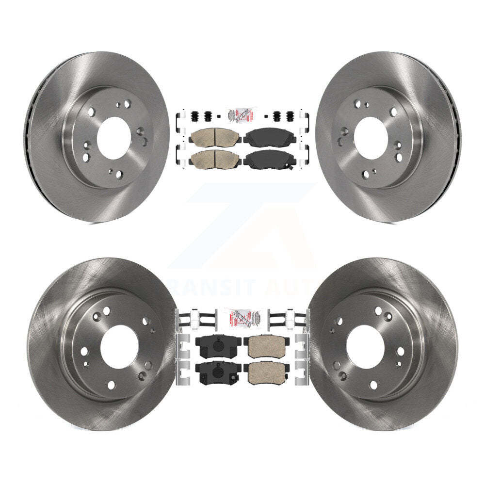 Kit de plaquettes en céramique et de disques de frein avant et arrière, pour Honda Civic K8A-102511