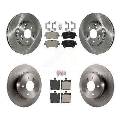 Kit de rotors de frein à plaquettes semi-métalliques avant et arrière, pour Mercedes-Benz C280 C240 CLK35