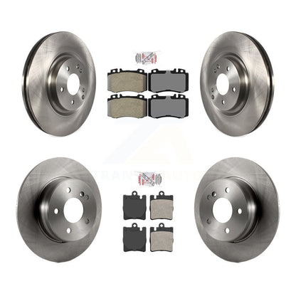 Kit de rotors de frein à plaquettes semi-métalliques avant et arrière, pour Mercedes-Benz C230 SLK350 C32