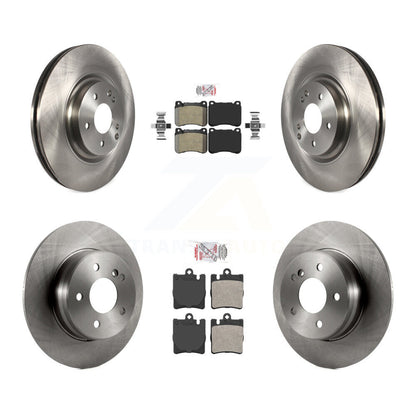 Kit de rotors de frein à plaquettes semi-métalliques avant et arrière, pour Mercedes-Benz C230 SLK350 C32