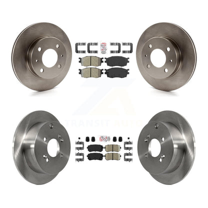 Kit de plaquettes en céramique et de Rotor de frein à disque, semi-métalliques avant et arrière, pour Hyundai Accen