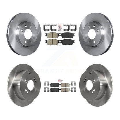 Kit de Rotor de frein à plaquettes en céramique, semi-métallique, avant et arrière, pour Hyundai Accent Kia Rio