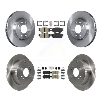 Kit de Rotor de frein à plaquettes en céramique, semi-métallique, avant et arrière, pour Hyundai Accent Kia Rio