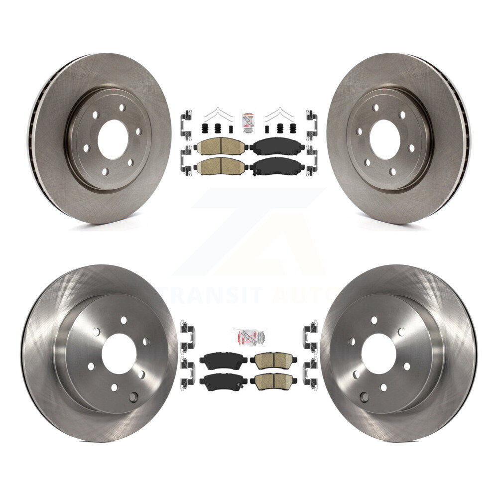 Kit de plaquettes en céramique et de disques de frein avant et arrière, pour Nissan Pathfinder