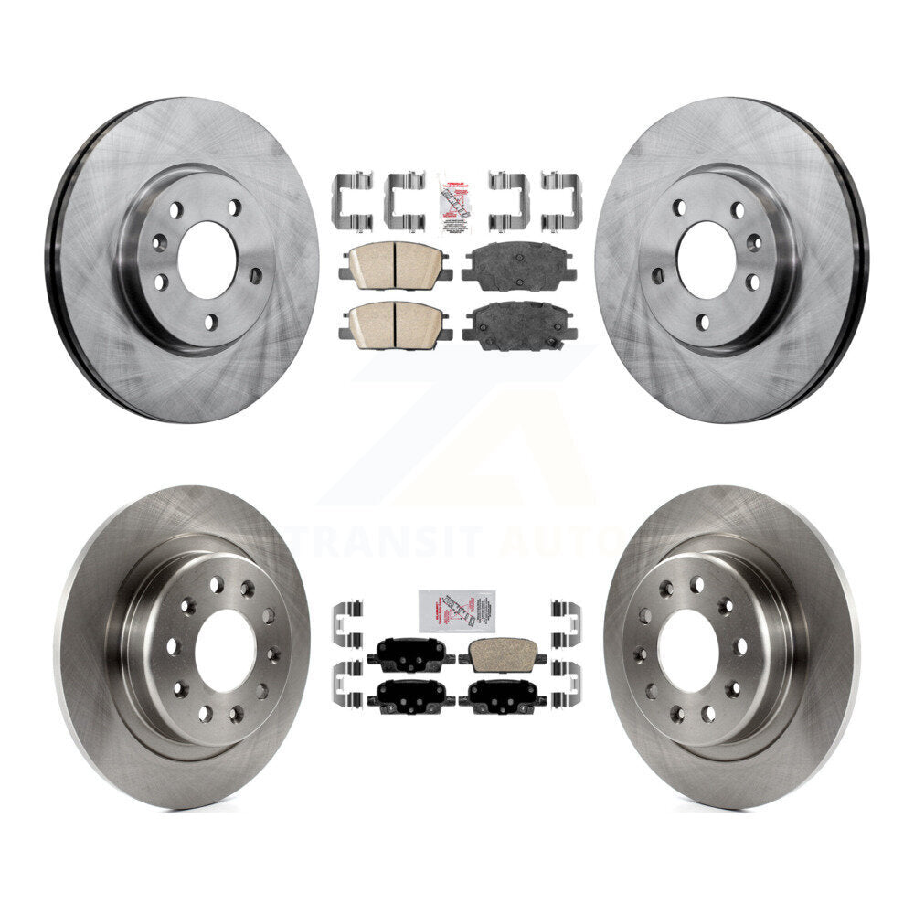 Kit de plaquettes en céramique et de disques de frein avant et arrière, pour Chevrolet Malibu
