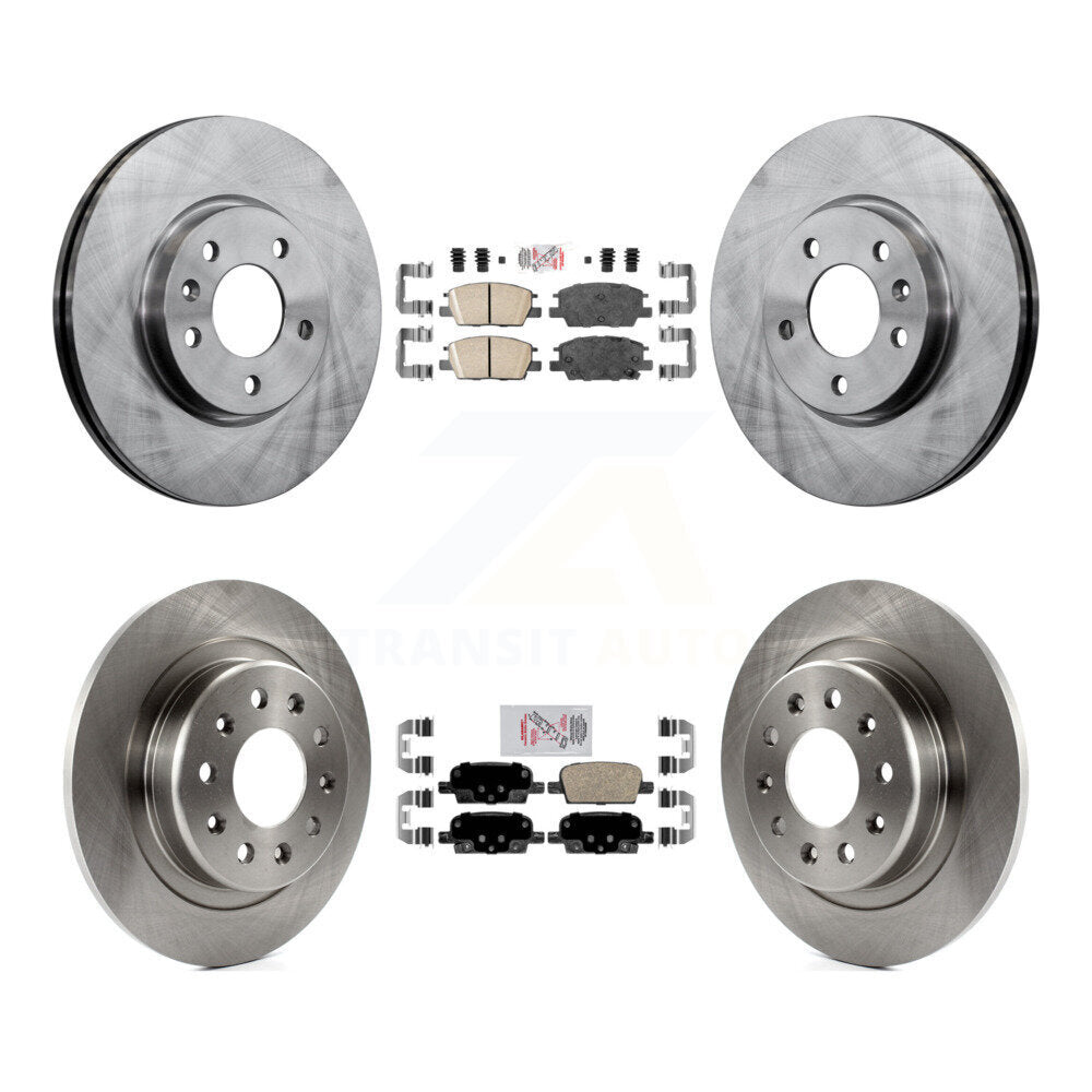 Kit de plaquettes en céramique et de disques de frein avant et arrière, pour Chevrolet Malibu