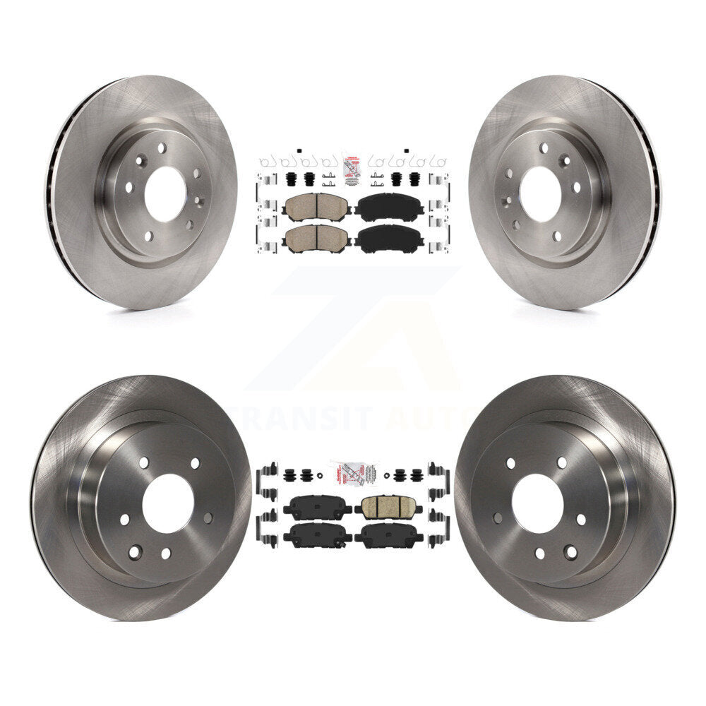 Kit de plaquettes en céramique et de disques de frein avant et arrière, pour Nissan Rogue Sport Qashqa