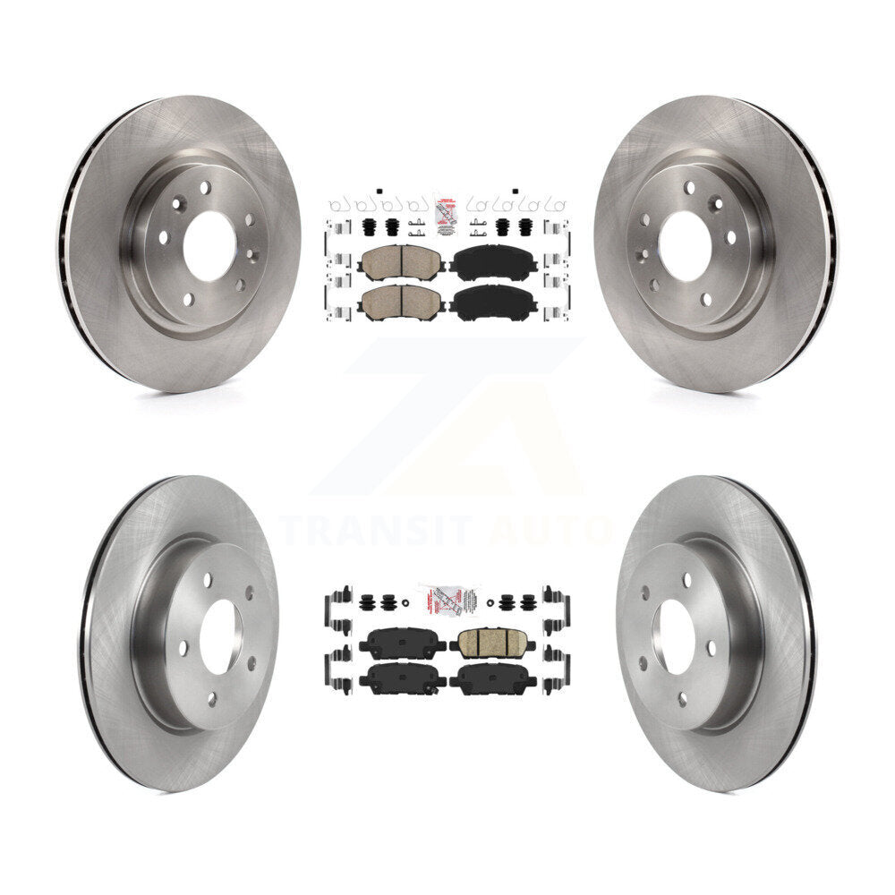 Kit de plaquettes en céramique et de disques de frein avant et arrière, pour Nissan Qashqai Rogue Spor