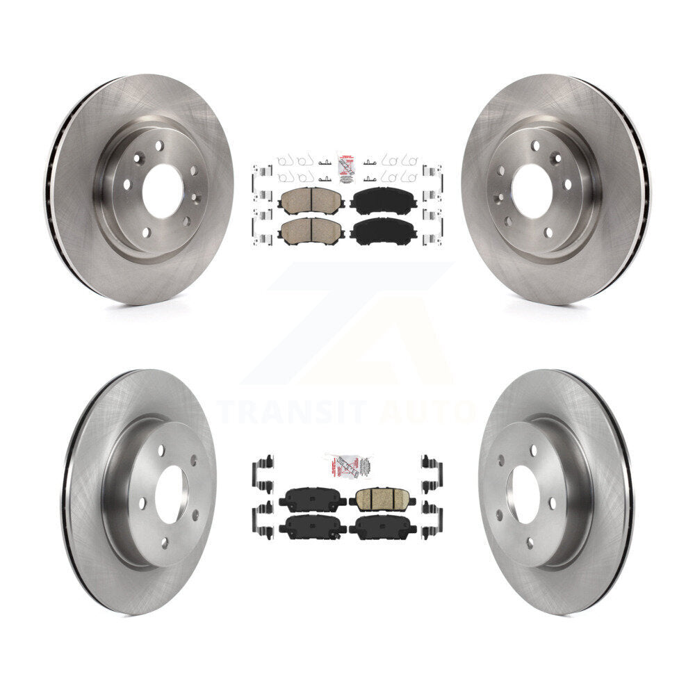 Kit de plaquettes en céramique et de disques de frein avant et arrière, pour Nissan Qashqai Rogue Spor