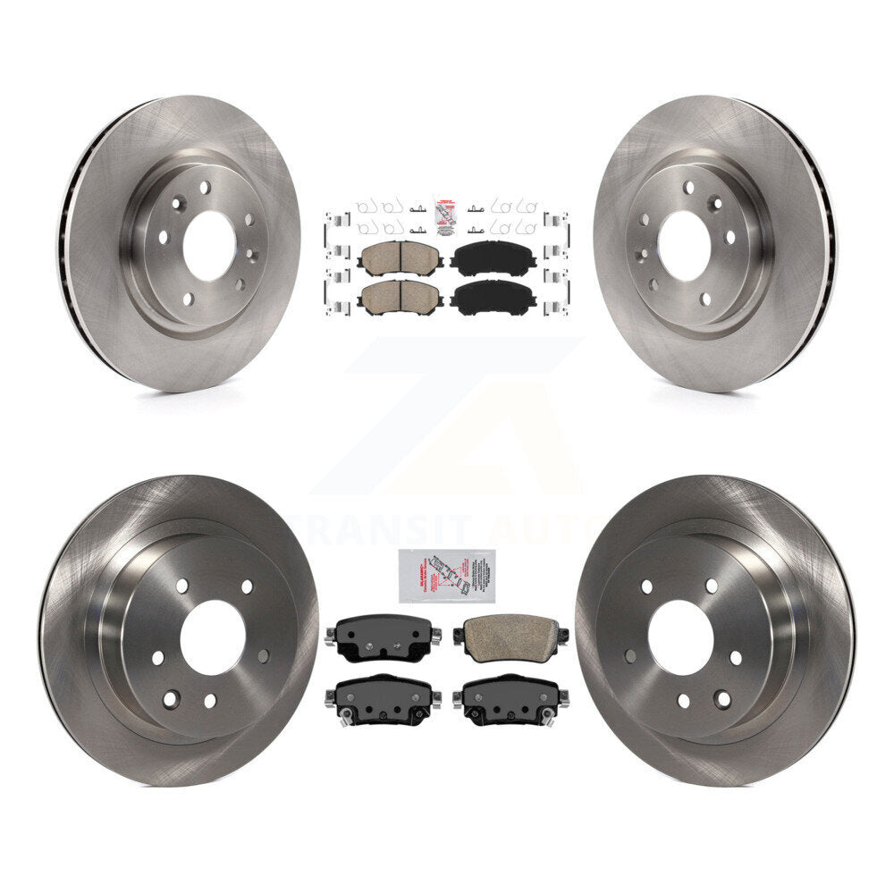 Kit de plaquettes en céramique et de rotors de frein à disque avant et arrière, pour Nissan Rogue Sport S 2019