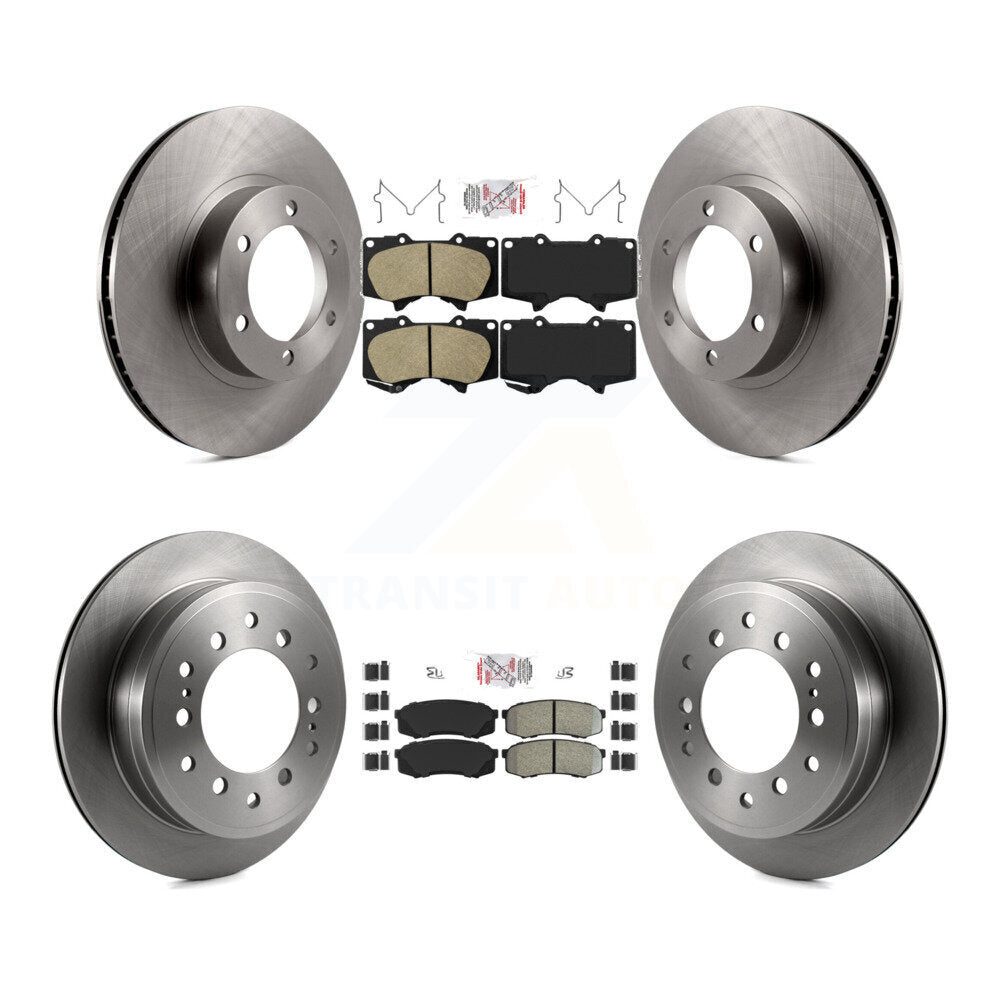 Kit de plaquettes et rotors de frein semi-métalliques avant et arrière en céramique, pour Toyota 4Runner Lexu