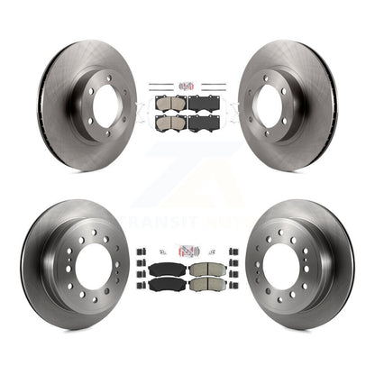 Kit de plaquettes et rotors de frein semi-métalliques avant et arrière en céramique, pour Toyota 4Runner Lexu