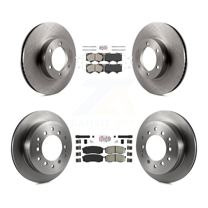 Kit de plaquettes et rotors de frein semi-métalliques avant et arrière en céramique, pour Toyota 4Runner Lexu