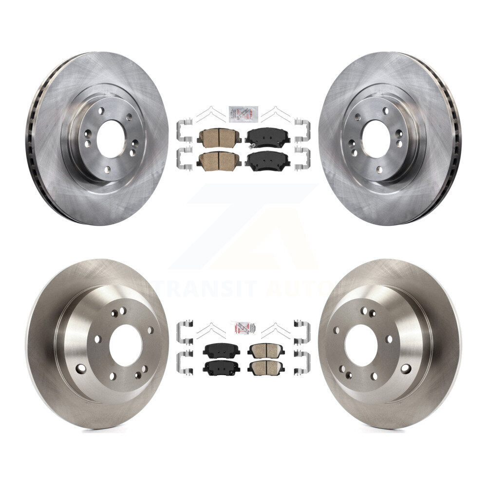 Kit de plaquettes en céramique et de rotors de frein avant et arrière, pour Kia Sorento Hyundai Santa Fe Spor