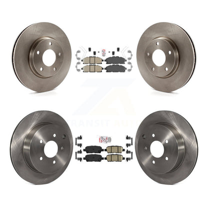 Kit de plaquettes en céramique et de rotors de frein à disque avant et arrière, pour Nissan Quest 2011 – 2017