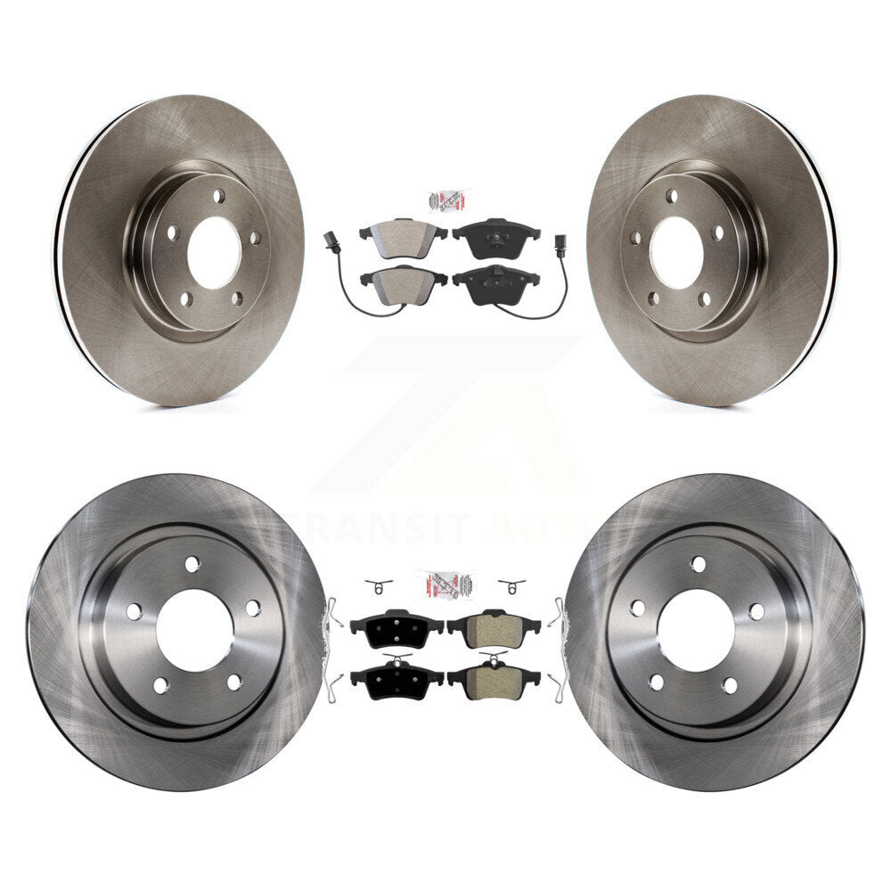Kit de plaquettes semi-métalliques avant et arrière et disques de frein pour Mazda 3 K8A-102614