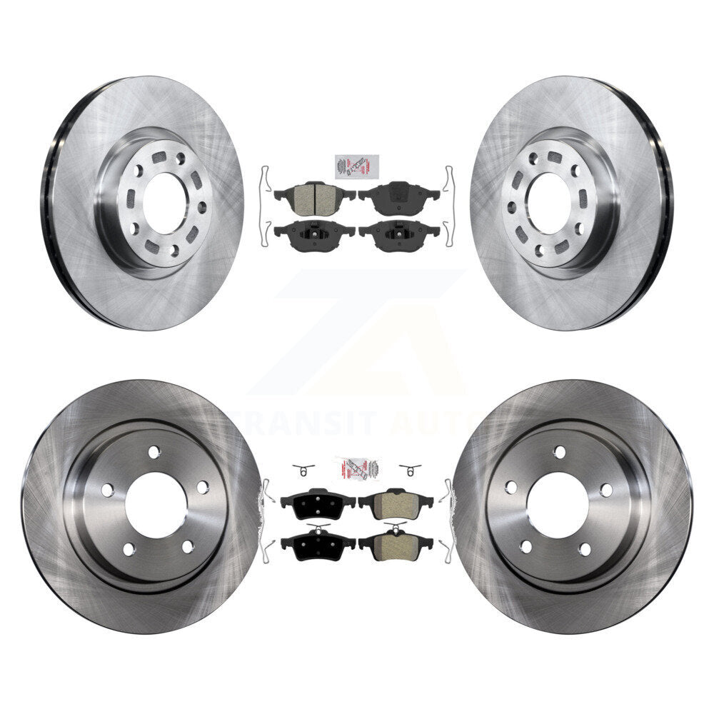 Kit de plaquettes semi-métalliques avant et arrière et disques de frein pour Mazda 3 Sport
