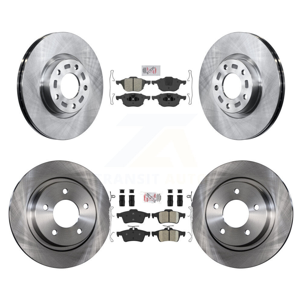 Kit de plaquettes en céramique et de disques de frein à disque, semi-métalliques avant et arrière, pour Mazda 3 Spor