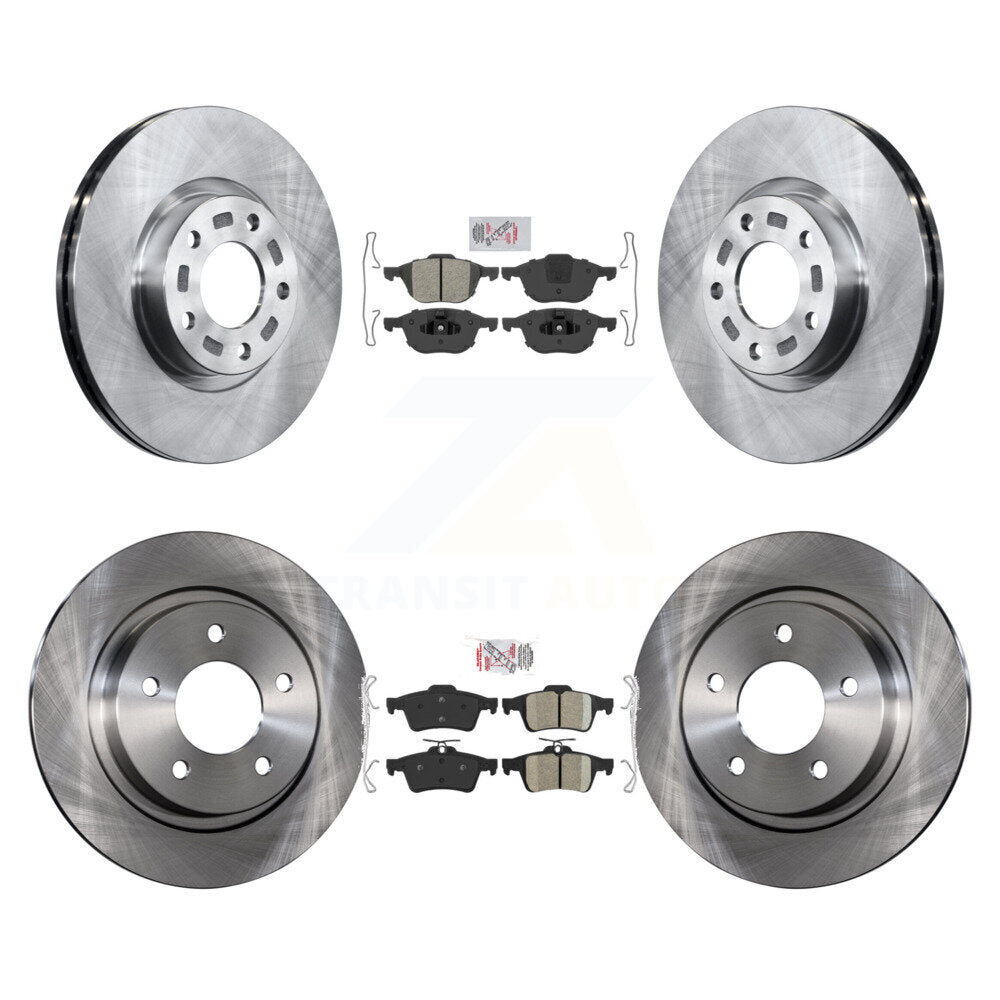 Kit de plaquettes en céramique et de disques de frein à disque, semi-métalliques avant et arrière, pour Mazda 3 Spor