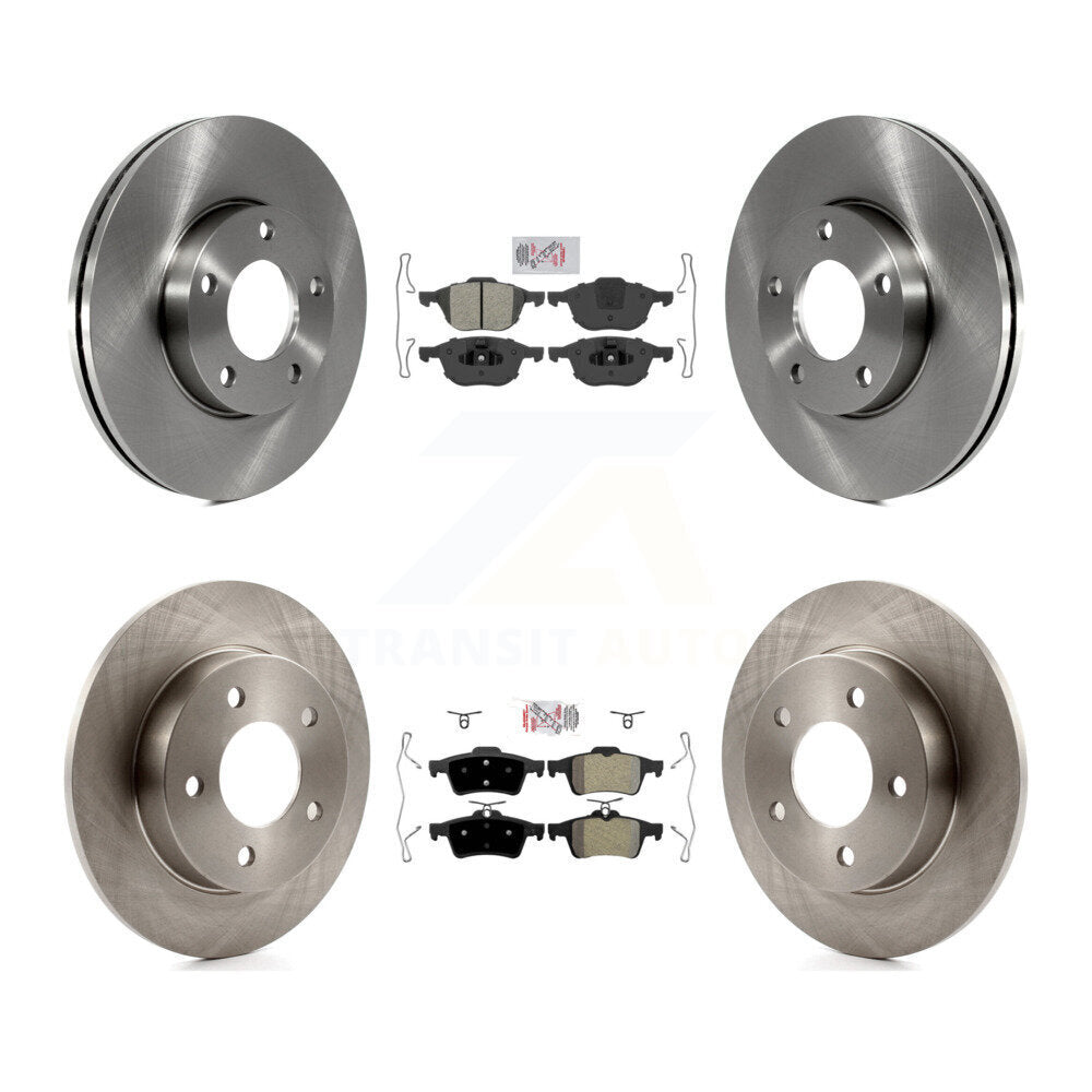 Kit de plaquettes semi-métalliques avant et arrière et disques de frein pour Mazda 3 Sport