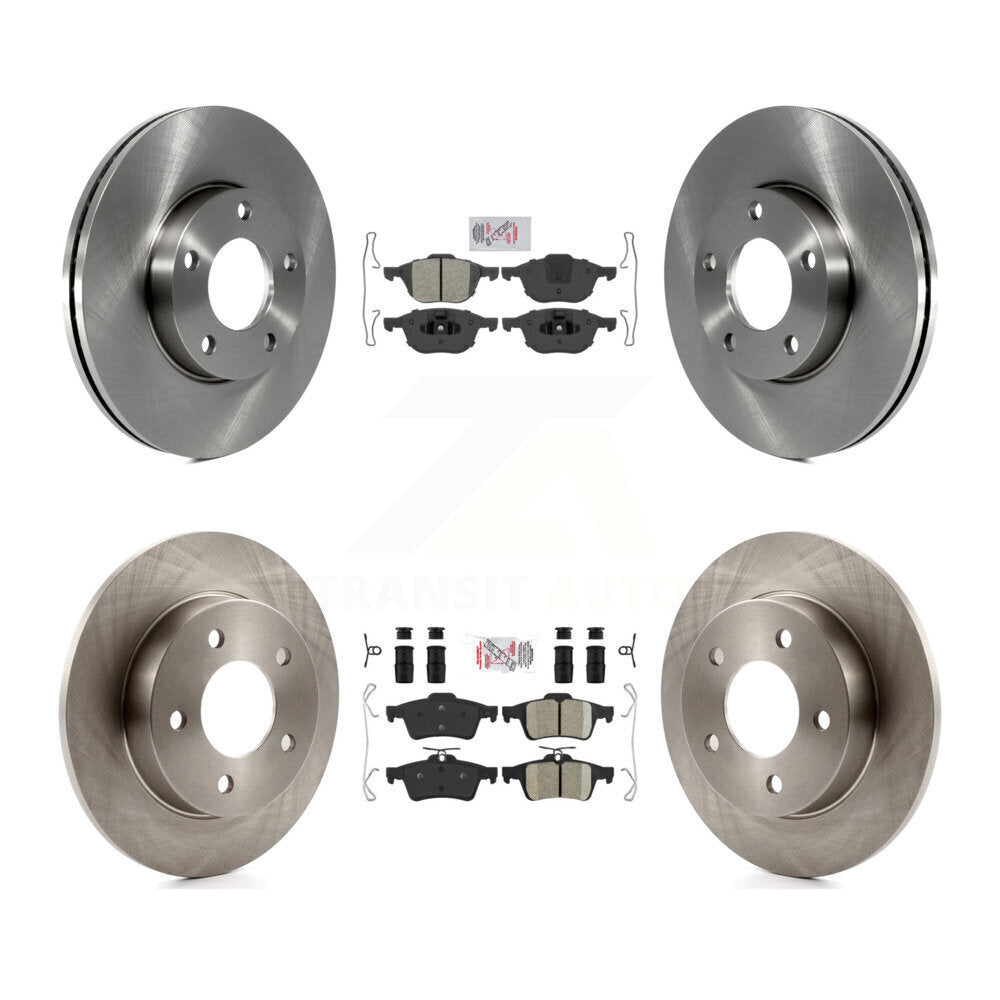 Kit de plaquettes en céramique et de disques de frein à disque, semi-métalliques avant et arrière, pour Mazda 3 Spor