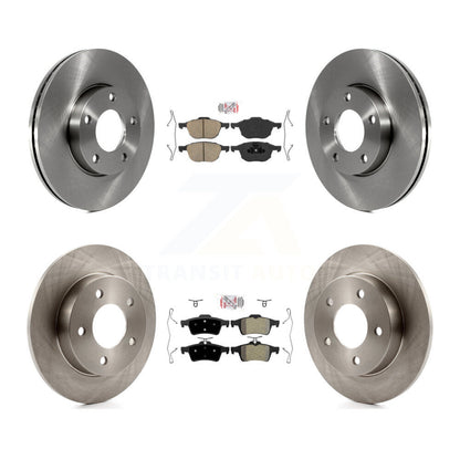 Kit de rotors de frein à disque et plaquettes semi-métalliques avant et arrière en céramique pour Mazda 3 Spor