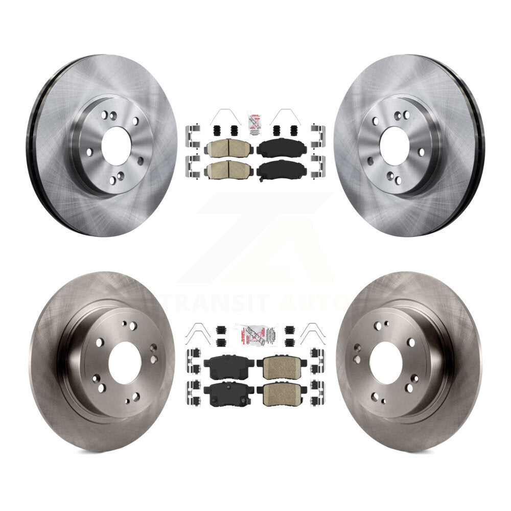 Kit de plaquettes en céramique et de disques de frein avant et arrière, pour Honda Accord Acura TSX