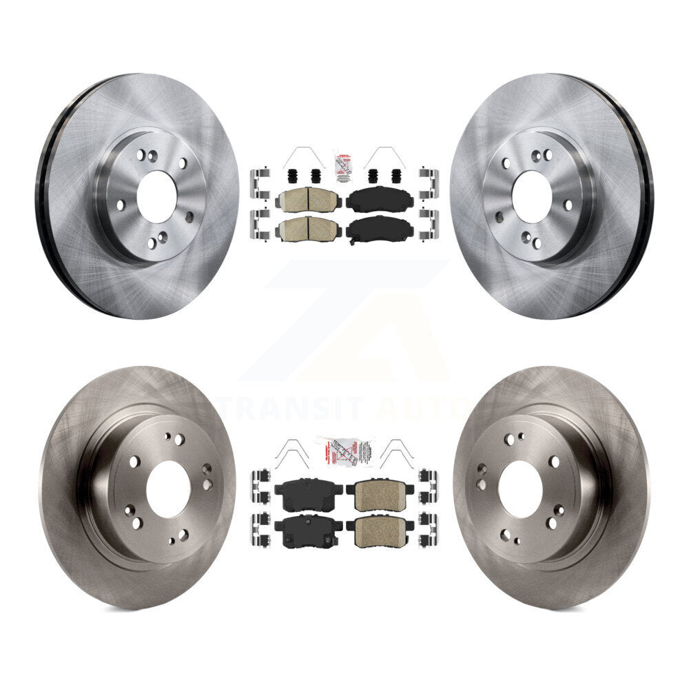 Kit de plaquettes en céramique et de disques de frein avant et arrière, pour Honda Accord Acura TSX