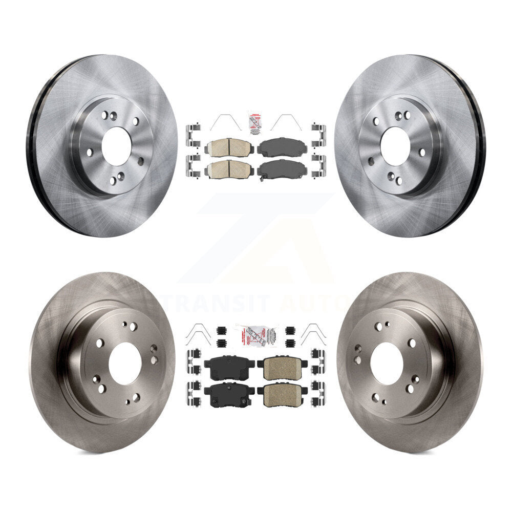Kit de plaquettes en céramique et de disques de frein avant et arrière, pour Honda Accord Acura TSX