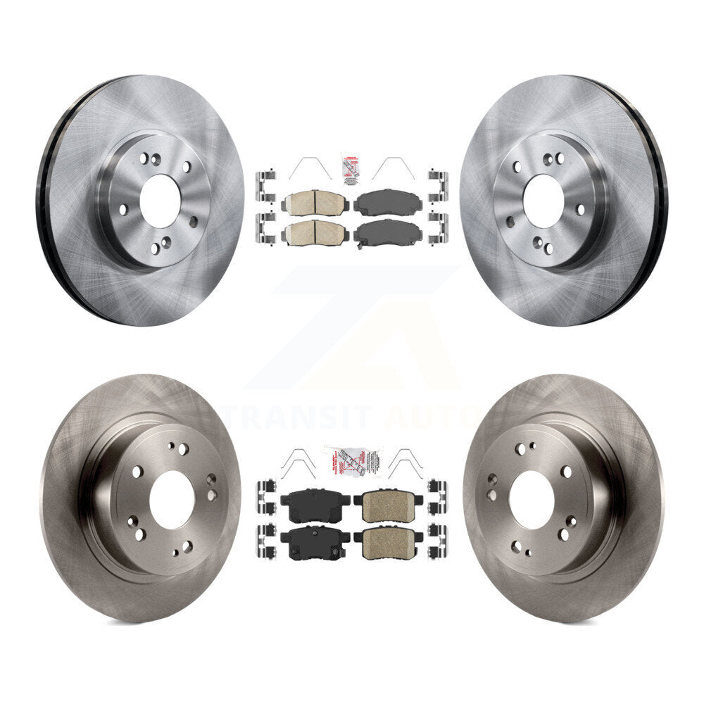 Kit de plaquettes en céramique et de disques de frein avant et arrière, pour Honda Accord Acura TSX