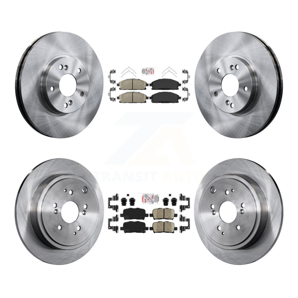 Kit de plaquettes en céramique et de rotors de frein à disque avant et arrière, pour Acura MDX 2003 – 2006