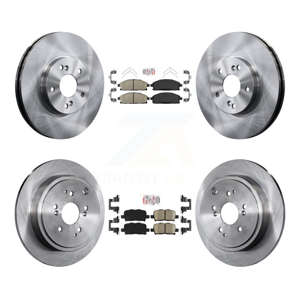Kit de plaquettes en céramique et de rotors de frein à disque avant et arrière, pour Acura MDX 2003 – 2006