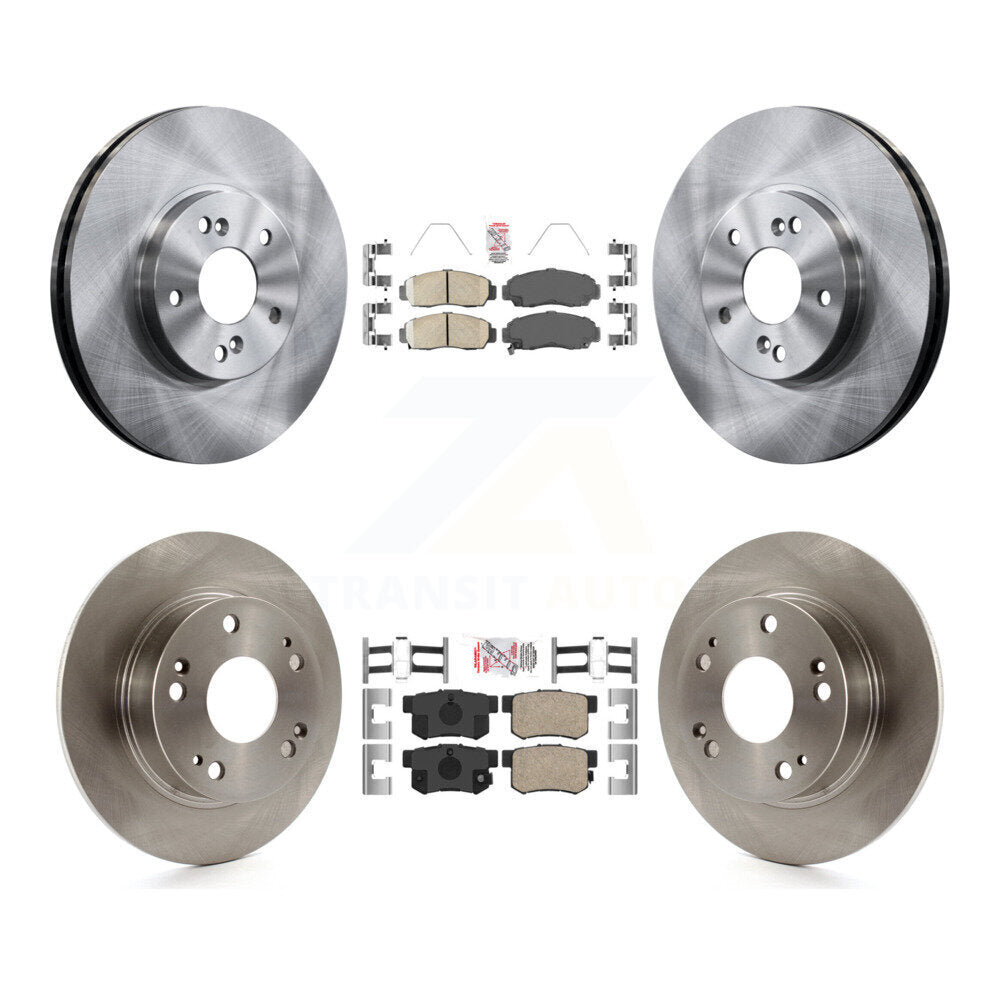 Kit de plaquettes en céramique et de disques de frein avant et arrière, pour Honda Accord Acura TSX