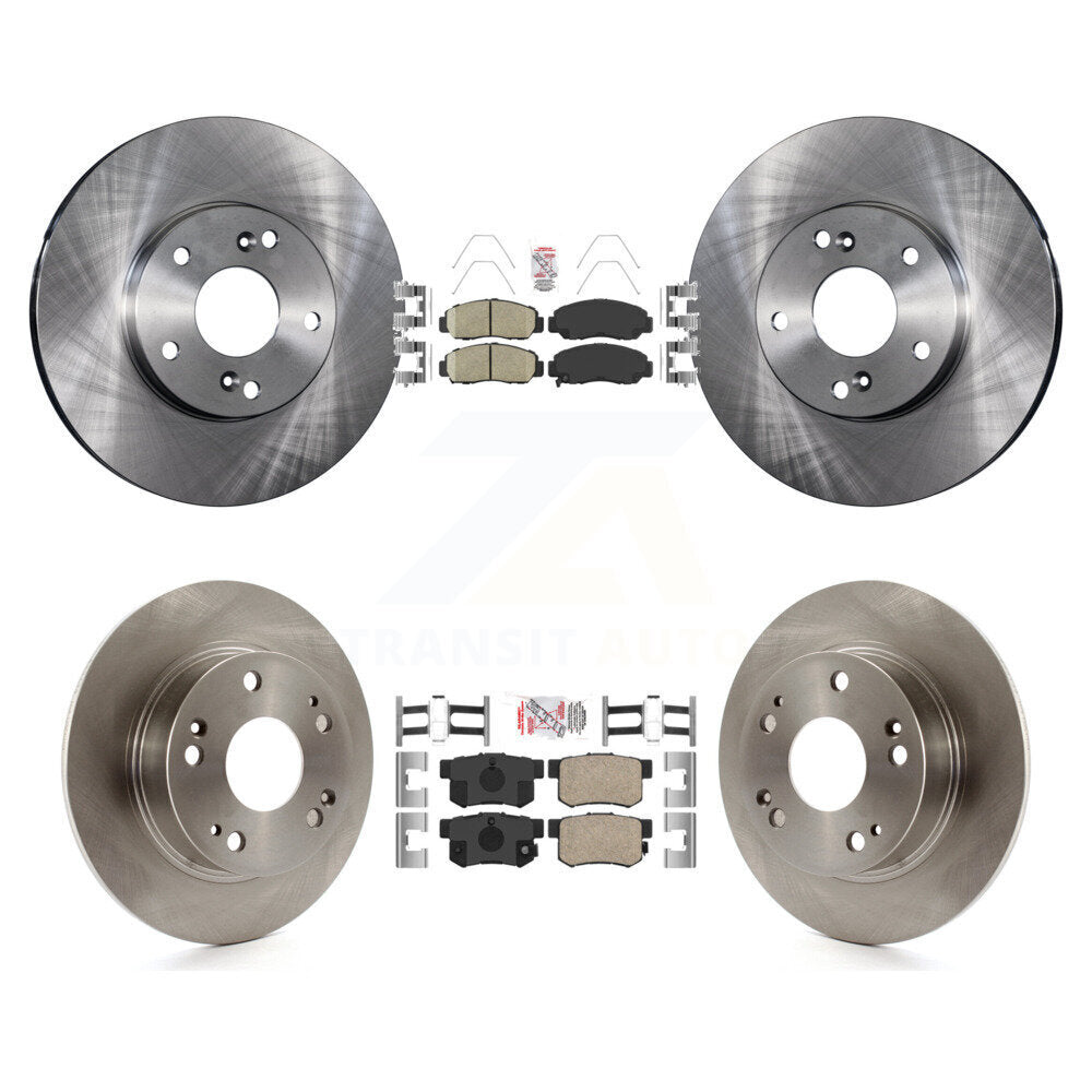 Kit de plaquettes en céramique et de rotors de frein à disque avant et arrière, pour Honda Accord K8A-102644