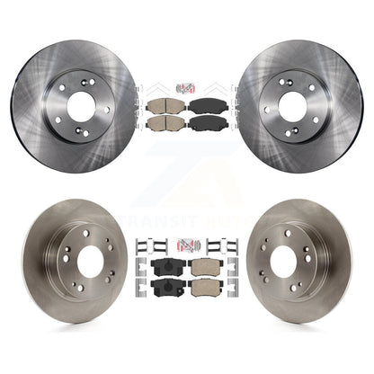 Kit de plaquettes en céramique et de rotors de frein à disque avant et arrière, pour Honda Accord K8A-102646