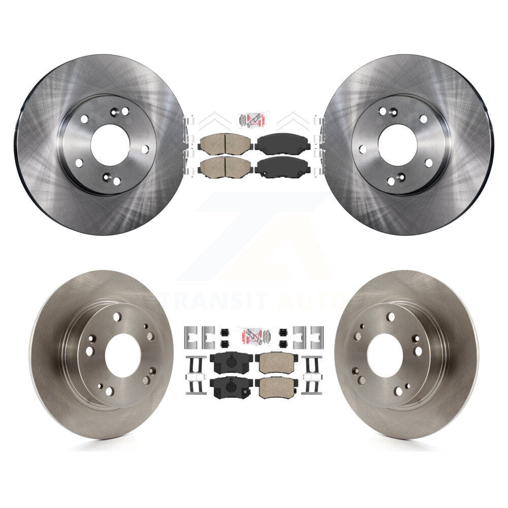 Kit de plaquettes en céramique et de rotors de frein à disque avant et arrière, pour Honda Accord K8A-102647