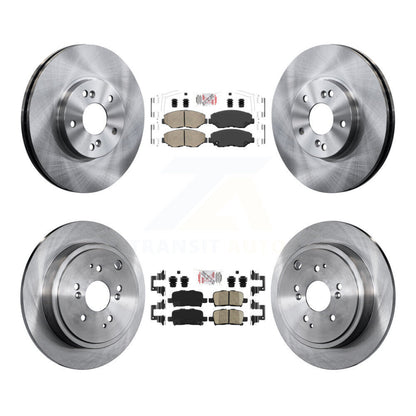 Kit de plaquettes en céramique et de rotors de frein à disque avant et arrière, pour Honda Pilot 2003 – 2008
