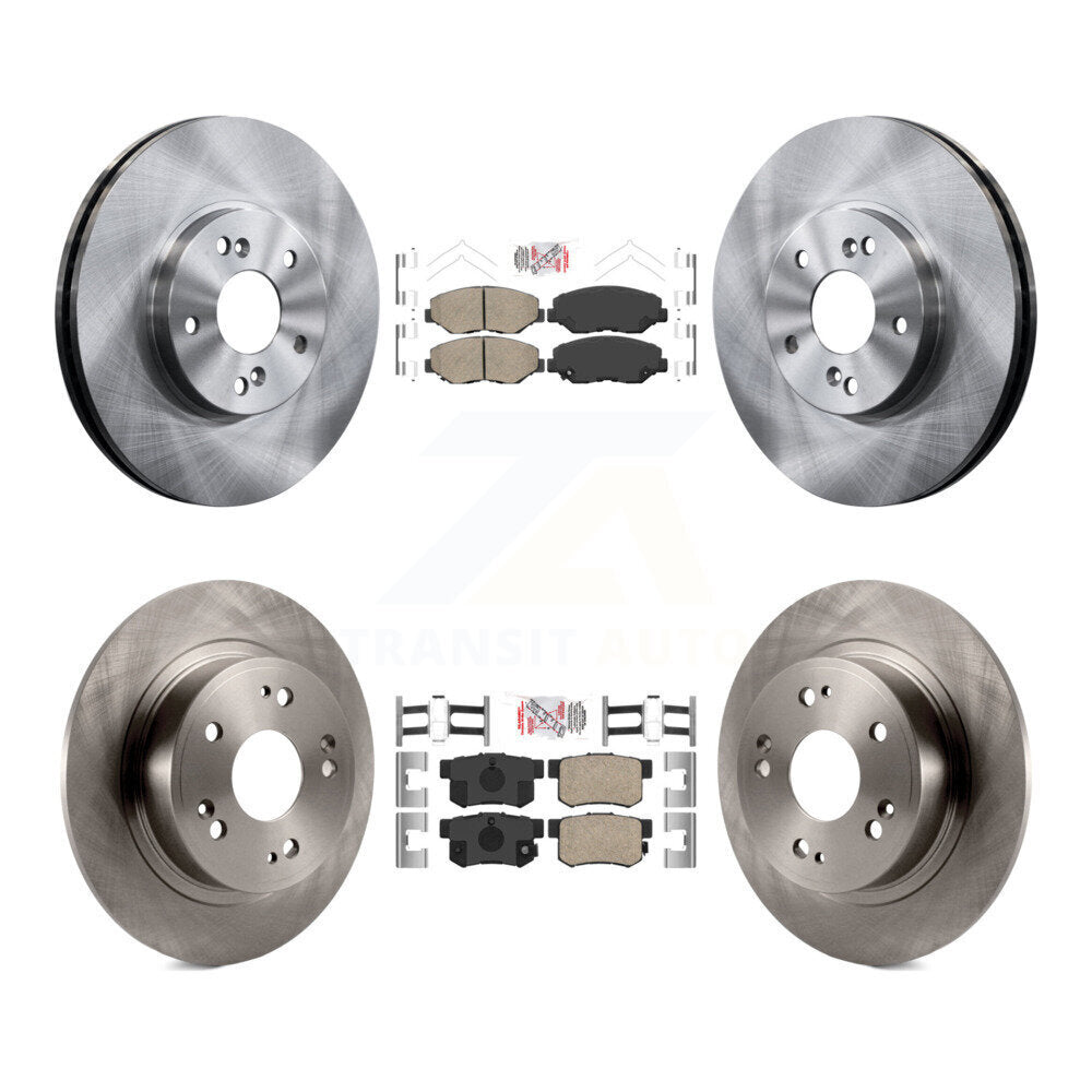 Kit de plaquettes en céramique et de rotors de frein à disque avant et arrière, pour Honda Accord K8A-102654