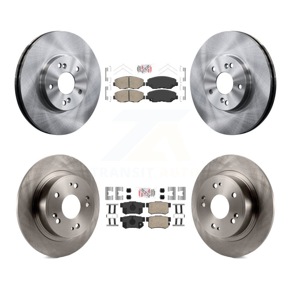 Kit de plaquettes en céramique et de rotors de frein à disque avant et arrière, pour Honda Accord K8A-102655