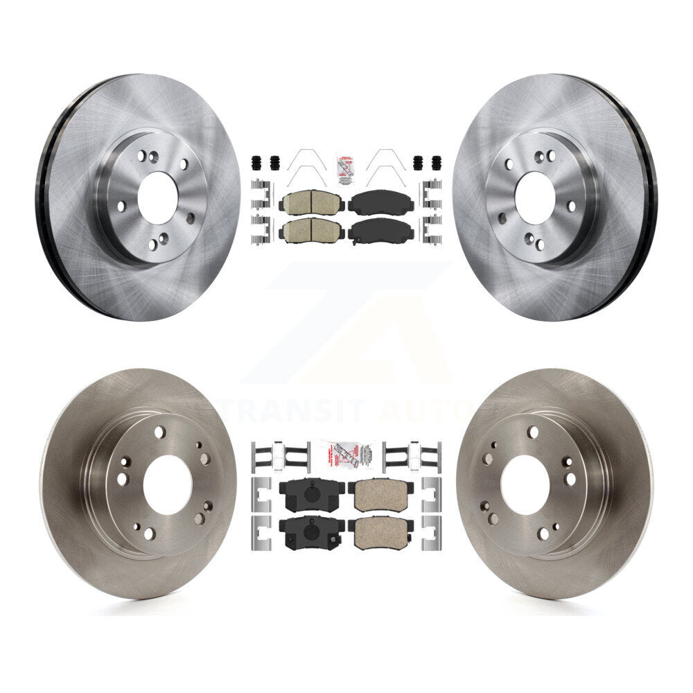 Kit de plaquettes en céramique et de rotors de frein à disque avant et arrière, pour Honda Accord K8A-102658