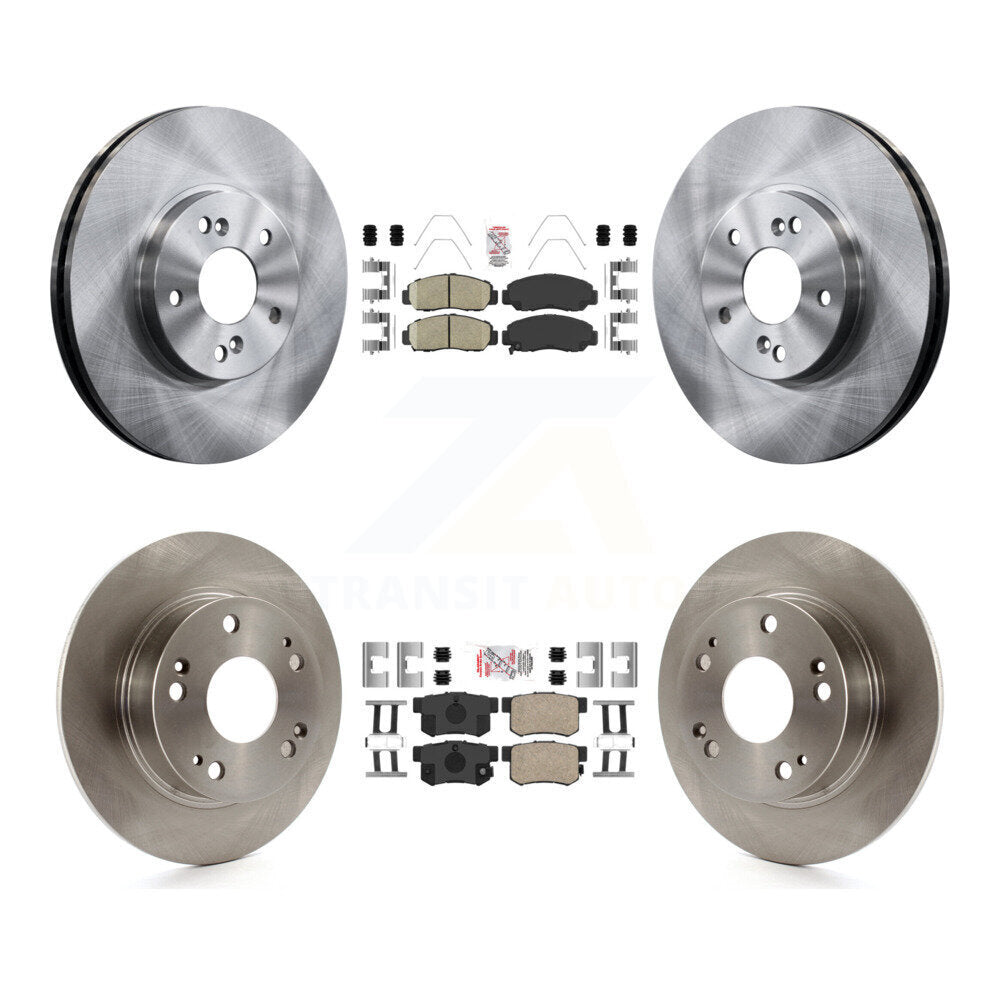 Kit de plaquettes en céramique et de rotors de frein à disque avant et arrière, pour Honda Accord K8A-102659