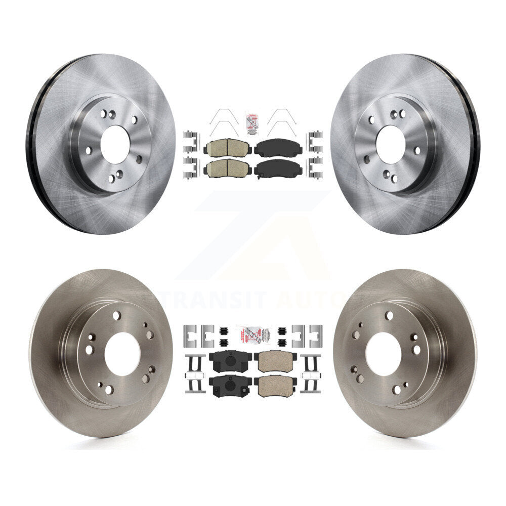 Kit de plaquettes en céramique et de rotors de frein à disque avant et arrière, pour Honda Accord K8A-102663
