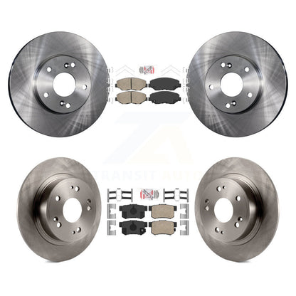 Kit de plaquettes en céramique et de rotors de frein à disque avant et arrière, pour Honda Accord K8A-102666