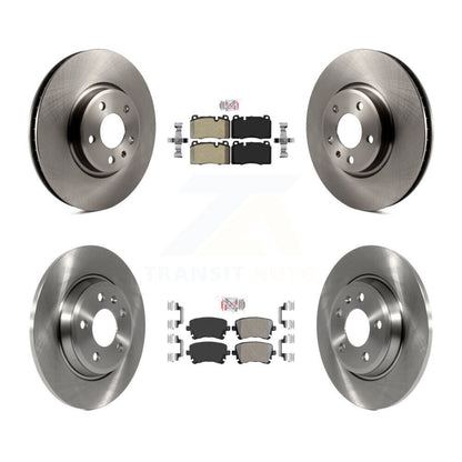 Kit de plaquettes semi-métalliques avant et arrière et rotor de frein à disque pour moteur Audi Q5 FLEX 2016