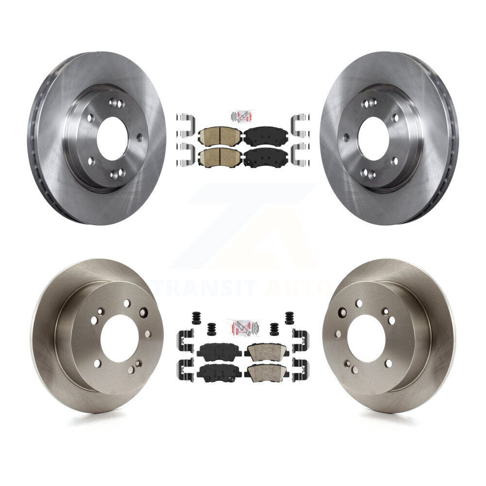 Kit de plaquettes en céramique et Rotor de frein avant et arrière, pour Hyundai Elantra Sedan à partir de 03 23 1
