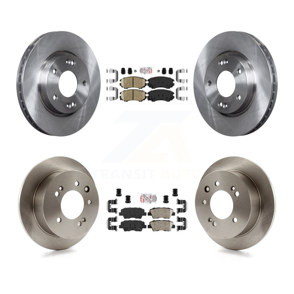 Kit de plaquettes en céramique et Rotor de frein avant et arrière, pour Hyundai Elantra Sedan à partir de 03 23 1