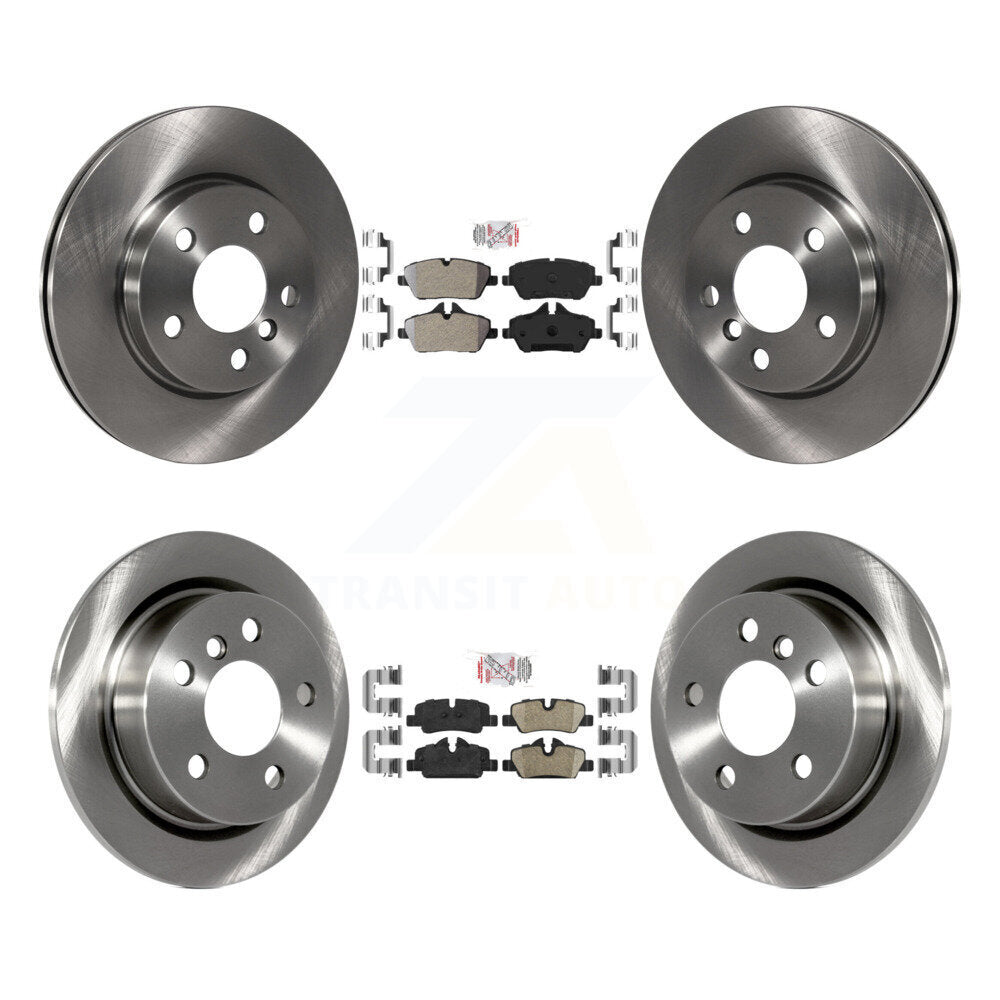 Kit de plaquettes en céramique et de rotors de frein à disque, semi-métalliques avant et arrière, pour Mini Cooper